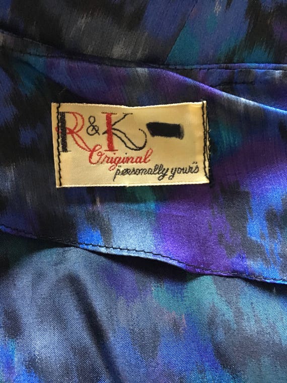 Vintage 50's R&K Originals, Blue, Short Sleeve, C… - image 5