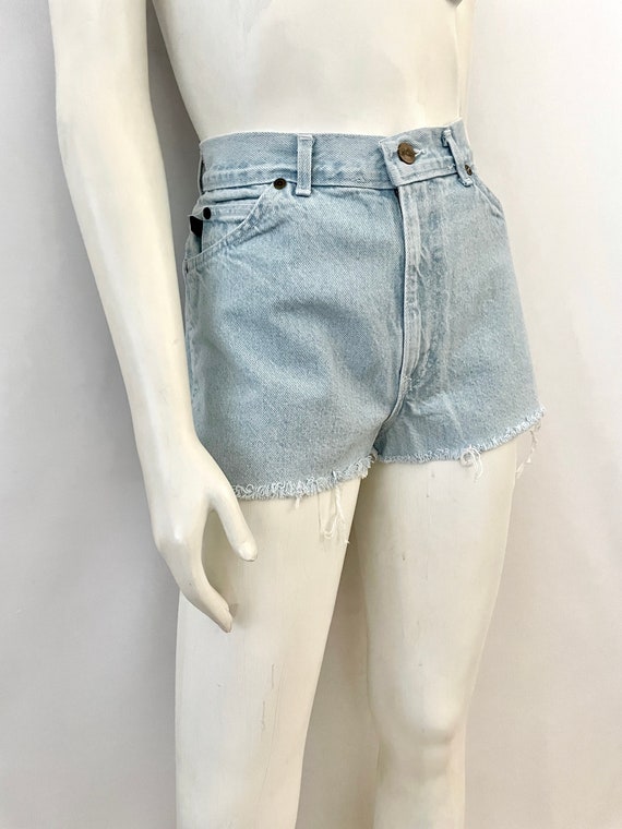 Vintage 80's Chic, High Waisted, Cut Off Shorts (… - image 4