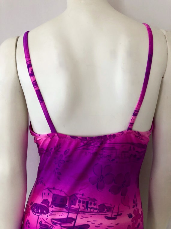 Vintage 80's Purple, Pink, One Piece, Swimsuit by… - image 9