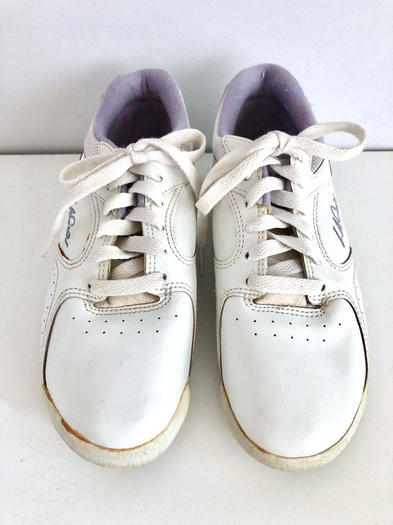 Vintage Shoes Women's 80's LA Gear White Leather | Etsy