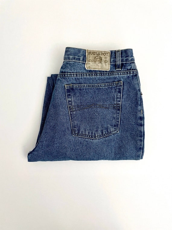 Vintage 90's Bugle Boy 750 Jeans, Relaxed Fit, Den