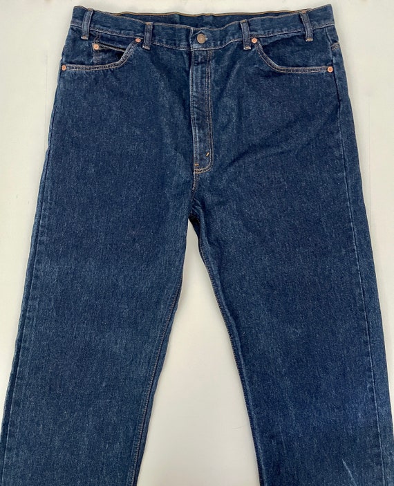 Vintage 70's Levi's 505 Jeans, Straight Leg, Oran… - image 2