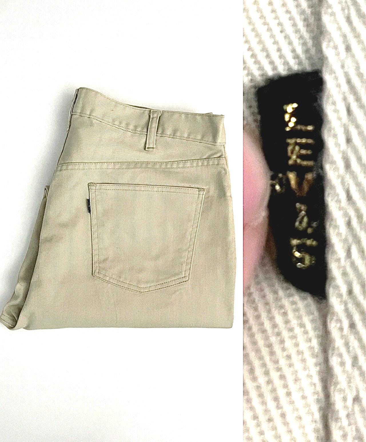 Vintage 70's Levi's Big E, Sta-prest, off White, Relaxed Fit Pants W37 - Etsy Vintage 70's Levi's Big E, Sta-prest, off White, Relaxed Fit Pants W37 - Etsy