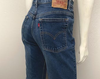 Jeans Levi's 517 Y2K, modello bootcut, con etichetta rossa, in denim (taglia 8)
