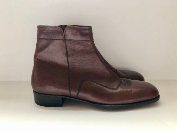Vintage Men's Shoes 70's NOS, Roblee, Mod, Brown,