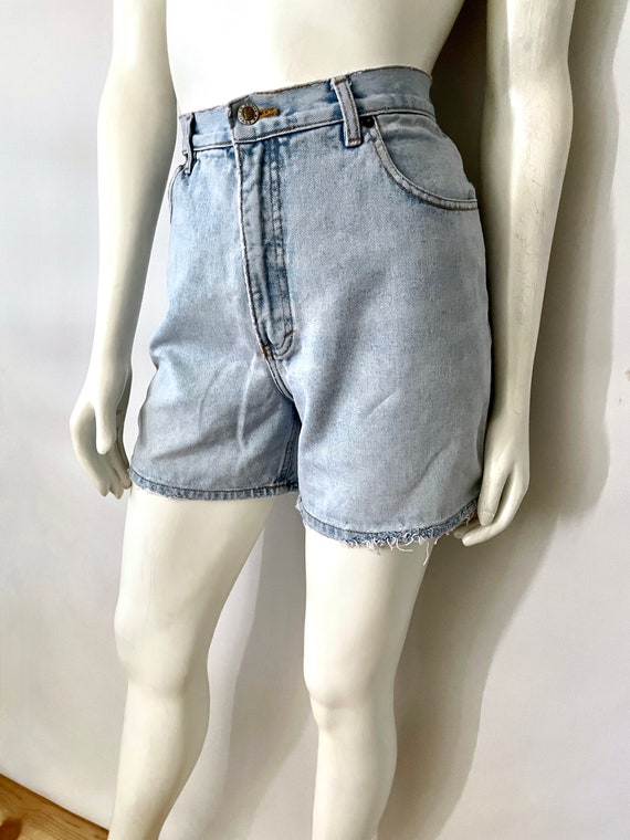 Vintage 90's Route 66, High Waisted, Denim Shorts… - image 8