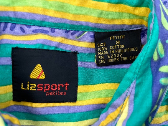 Vintage 90's Lizsport Petites, Sleeveless, Croppe… - image 5