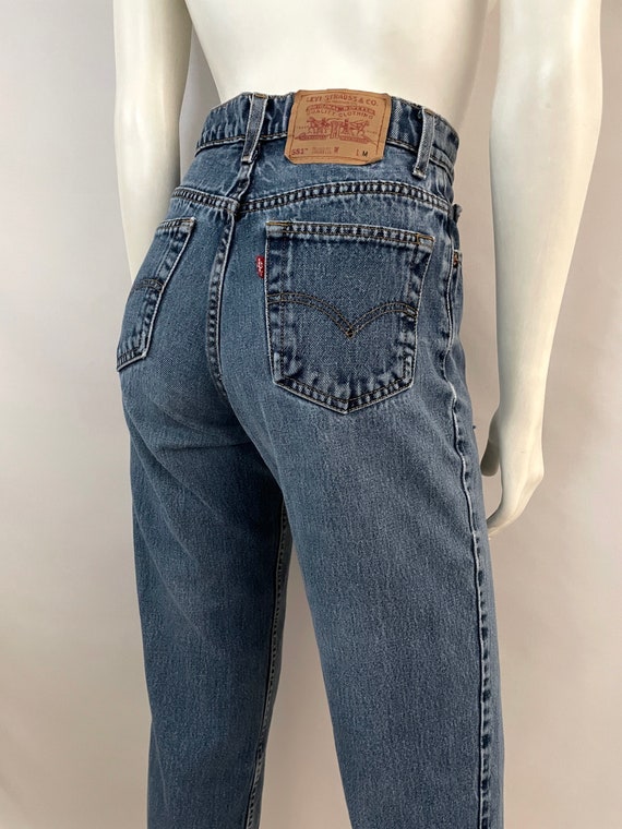 Vintage 90's Levi's 551 Jeans, High Waisted, Tape… - image 9