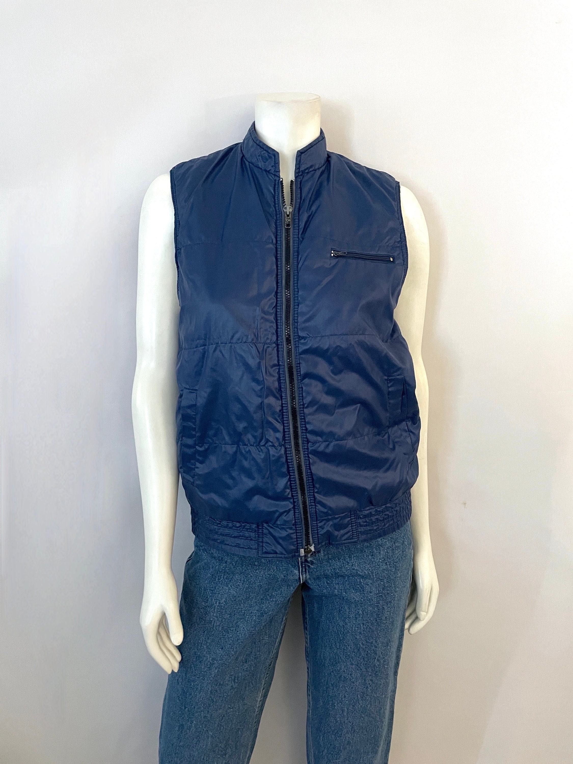 80s Puffer Vest - Etsy