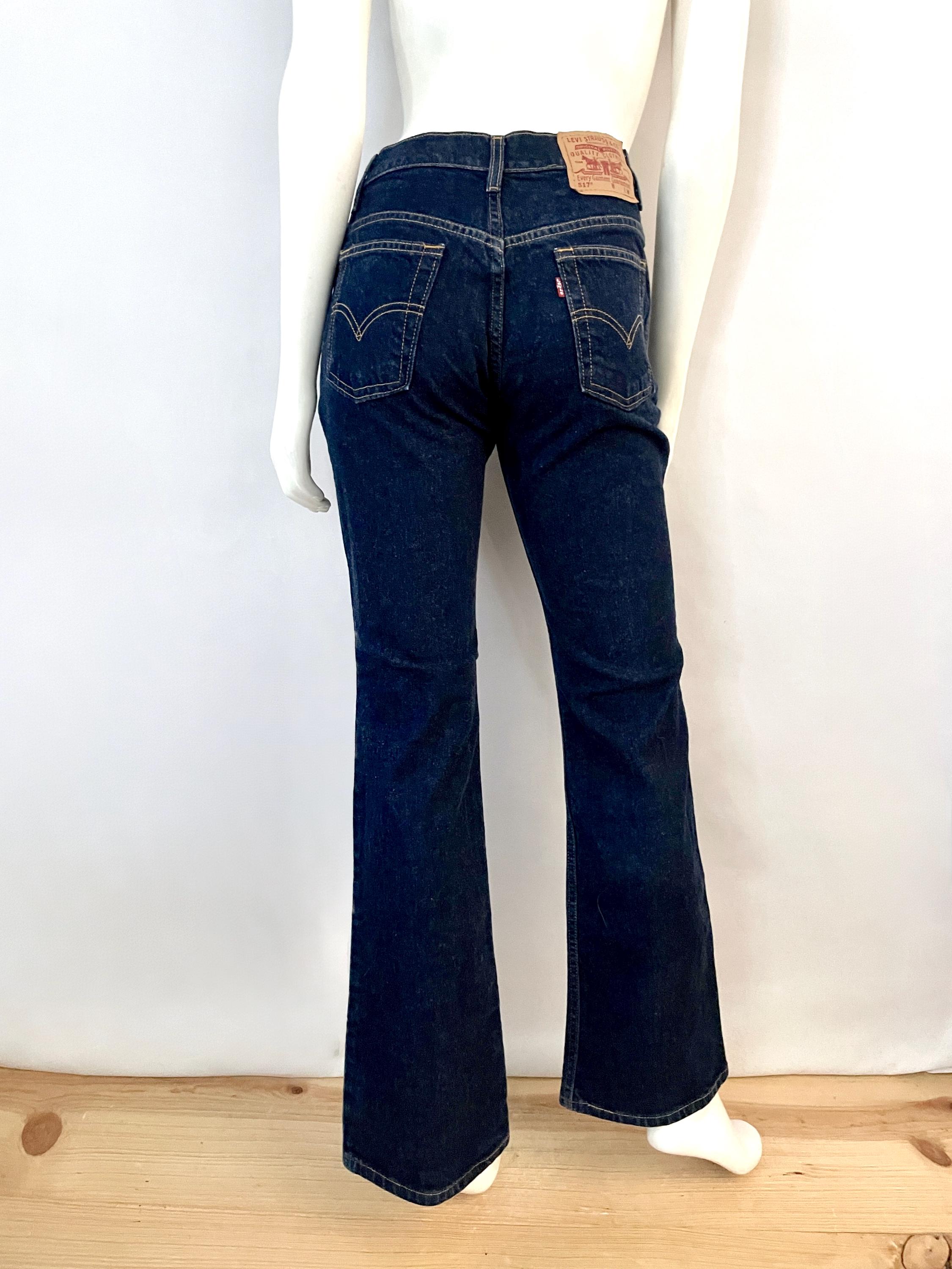 Vintage Y2K Levi's 517, Jeans, Boot Cut, Denim (size 6) - Etsy