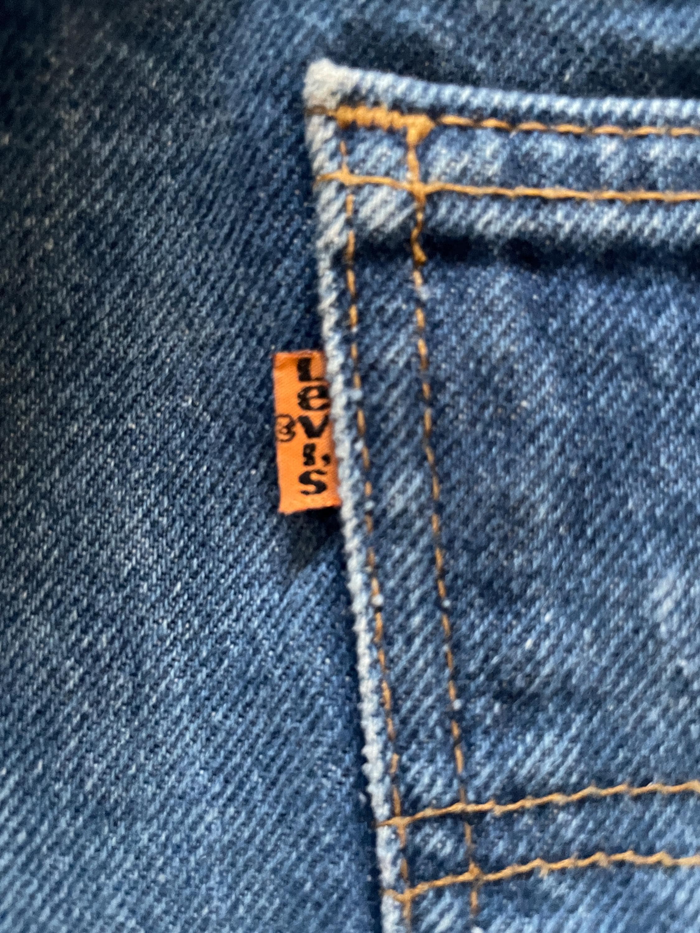 80's Levi's 646 Jeans, Bell Bottom, Orange Tab, Denim (W34) - Etsy