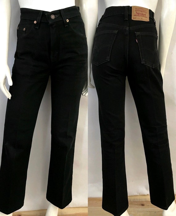 Vintage 90's Levi's 517 USA Black Jeans Boot Cut - Etsy Singapore
