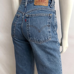 Vintage 00&#39;s Levi&#39;s 512 Jeans, High Waisted, Slim Fit, Denim (Size 8)