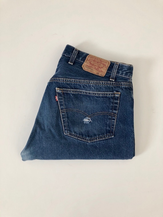 Vintage 80's Levi's 501 Jeans USA, Red Tab Denim … - image 1