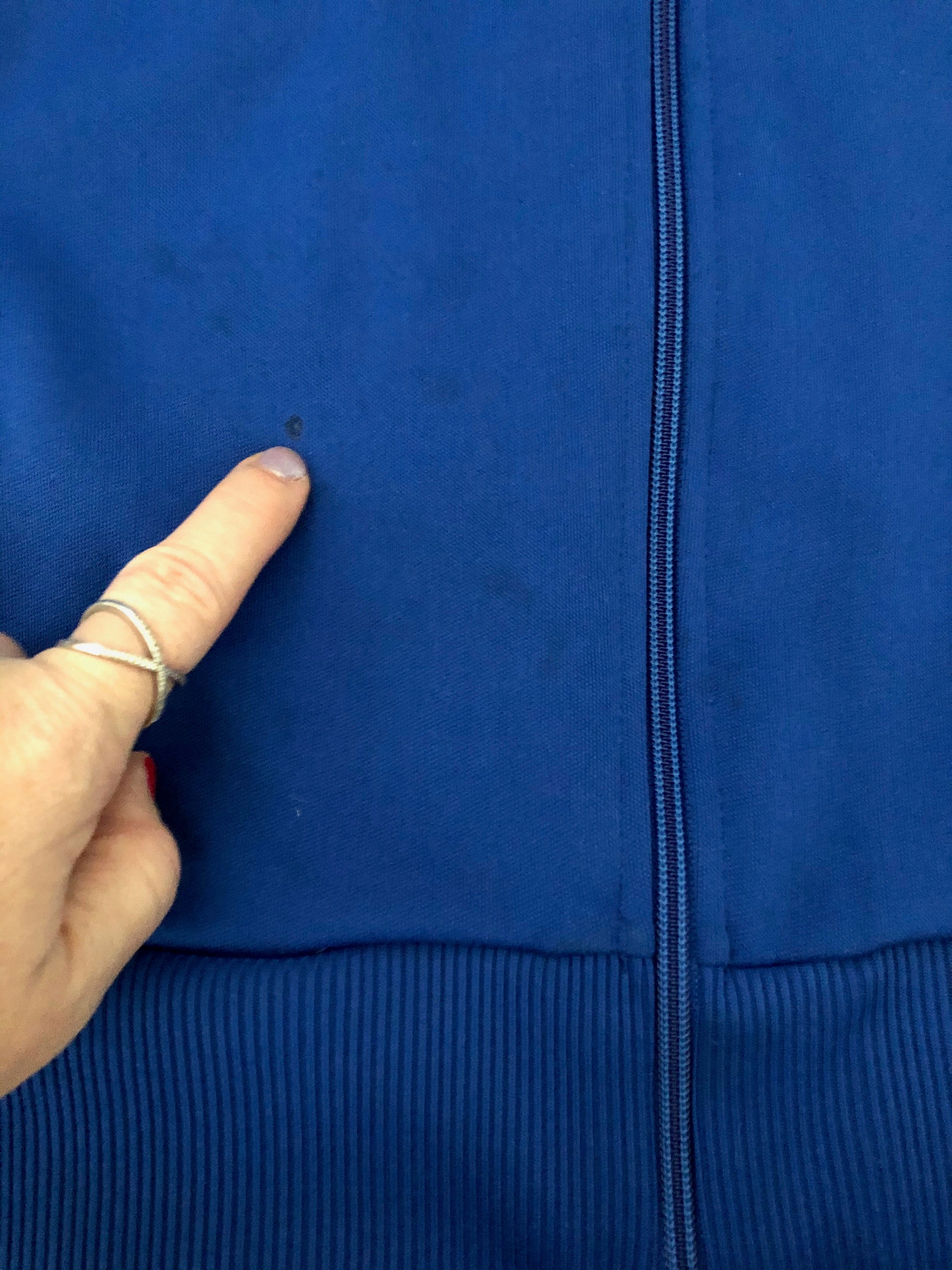 Vintage 70s 80s ASICS TIGER Full Zip Up Track Jacket Size S