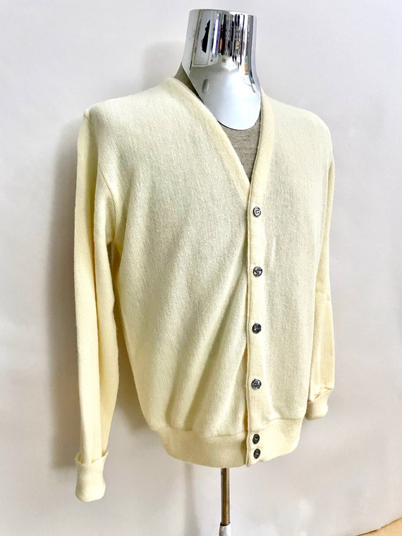 Vintage 80's Steeplechase Cream Cardigan Sweater … - image 2