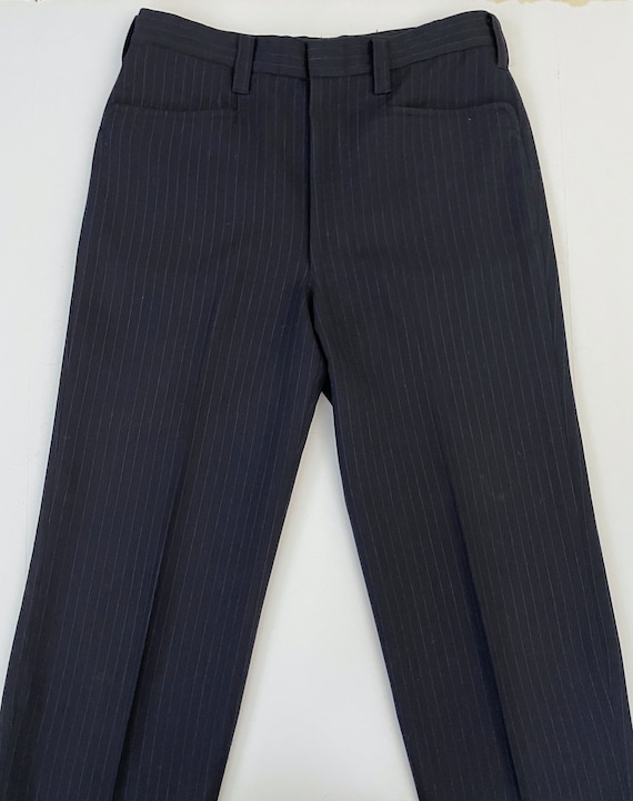 【60s】Vintage Wool Trousers RapidZip Navy 60s】Vintage Wool Trousers RapidZip Navy Vintage 1960s US