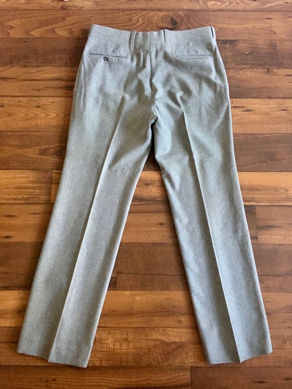 Vintage 80's Pendleton, Gray Wool Pants, Straight… - image 6