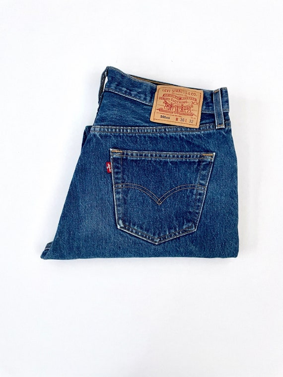 Vintage 90's Levi's 501XX Jeans Red Tab Denim W34 - Etsy