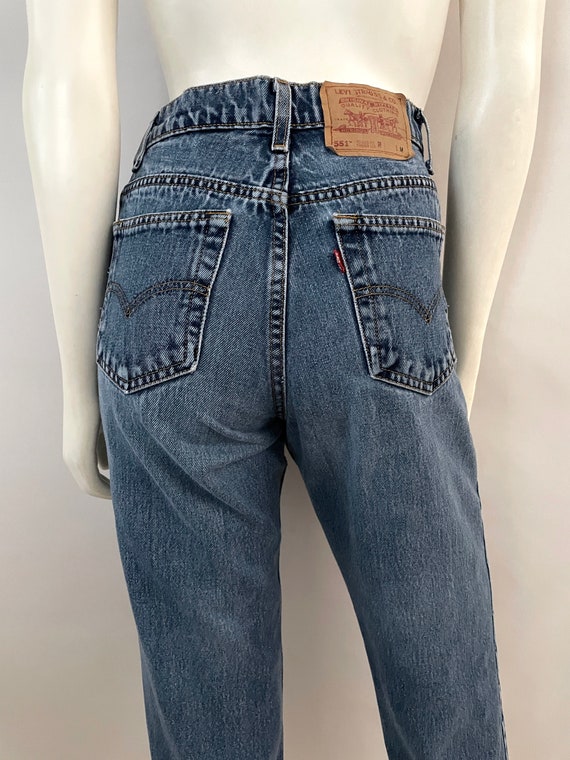 Vintage 90's Levi's 551 Jeans, High Waisted, Tape… - image 10