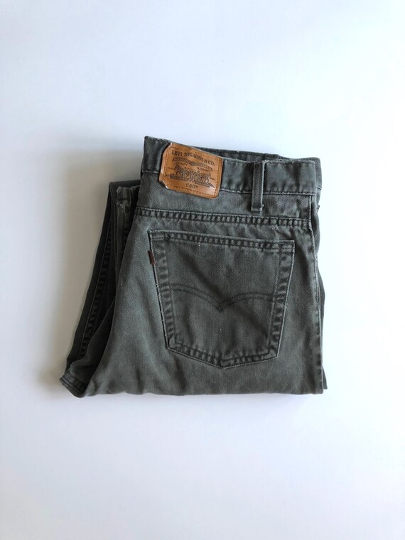army green levi jeans