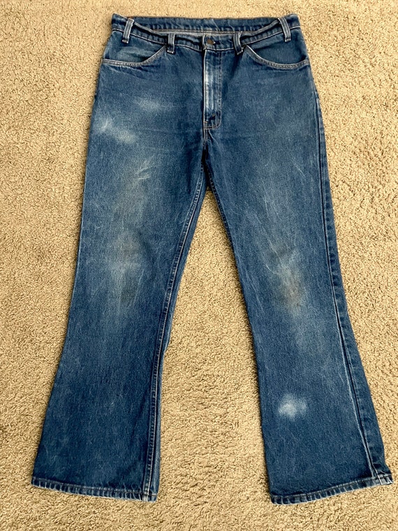 80's Levi's 646 Jeans, Bell Bottom, Orange Tab, D… - image 3