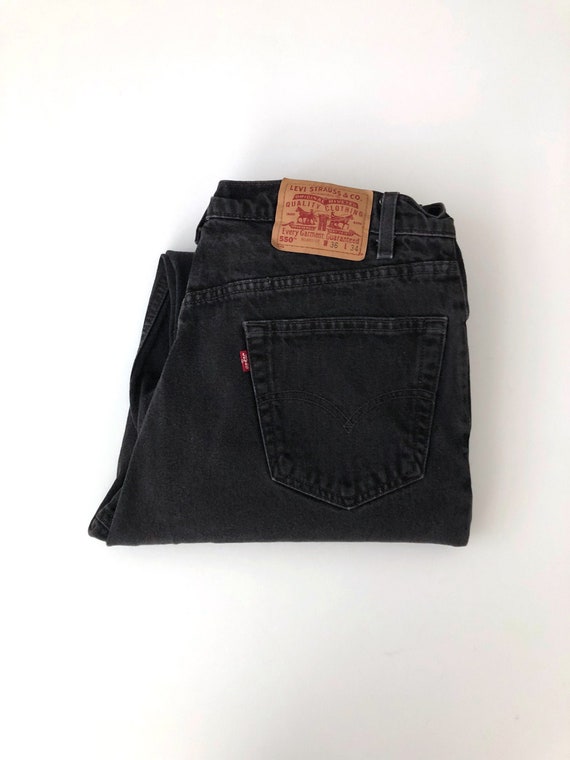 levis 550 mens jeans black