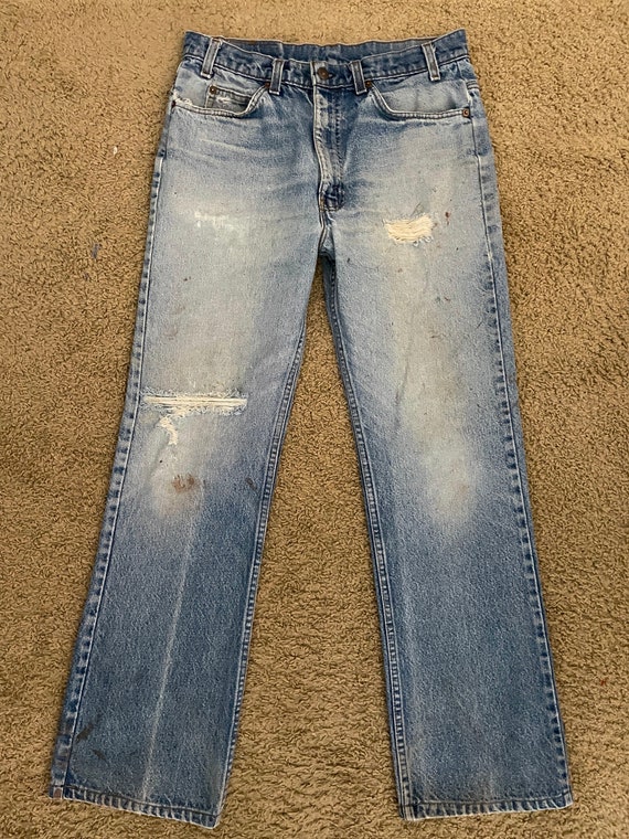 Vintage 70's Big E Levi's 646 Jeans Bell Bottoms … - image 5