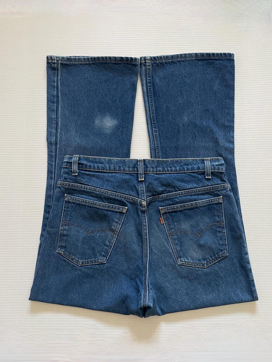80's Levi's 646 Jeans, Bell Bottom, Orange Tab, Denim (W34) - Etsy
