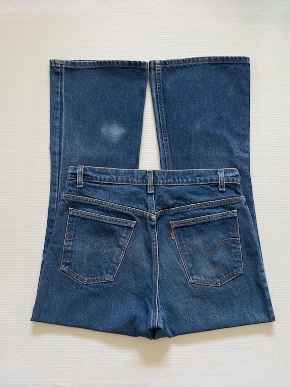 80's Levi's 646 Jeans, Bell Bottom, Orange Tab, Denim (W34) - Etsy