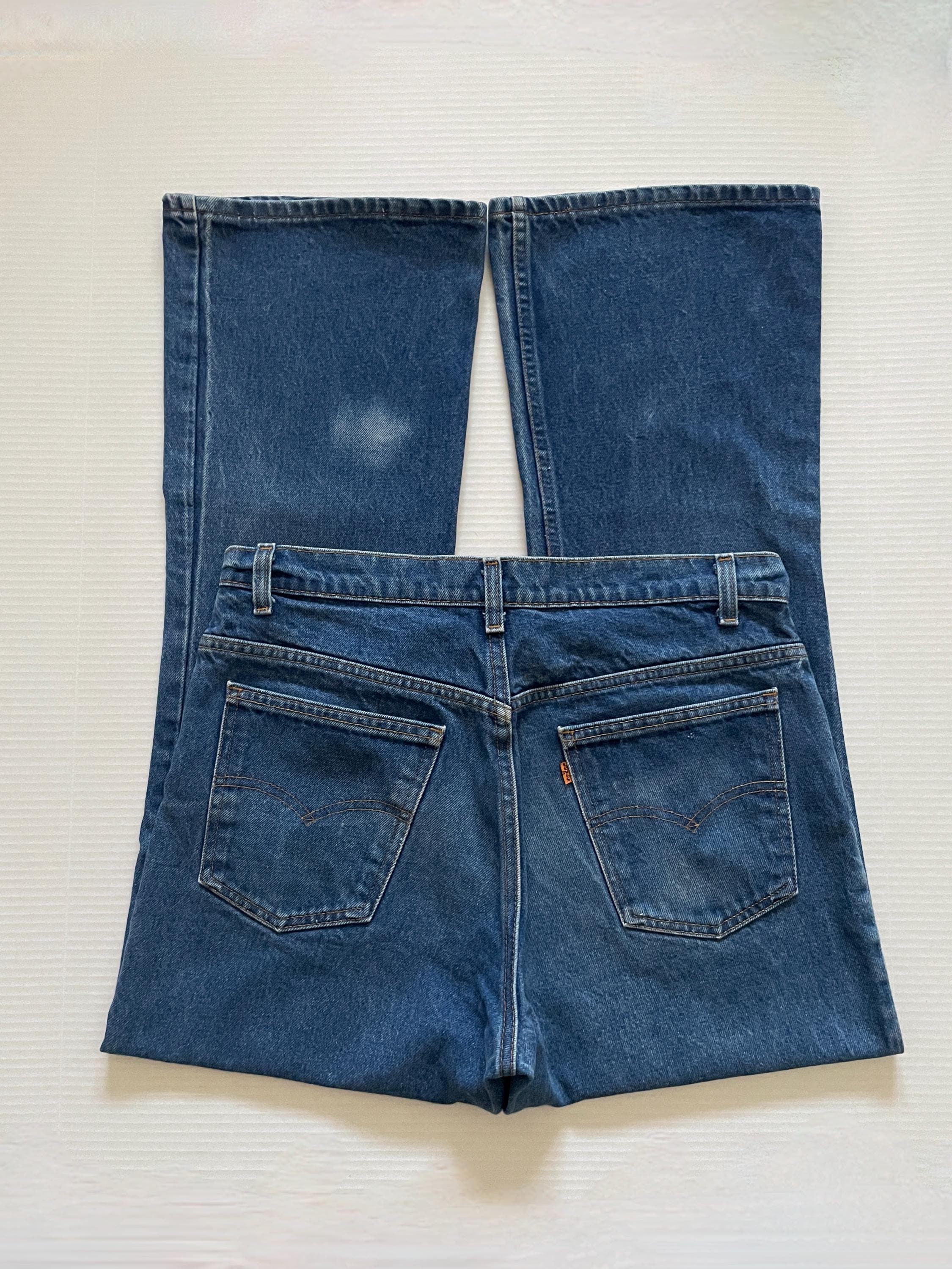 80's Levi's 646 Jeans, Bell Bottom, Orange Tab, Denim (W34) - Etsy