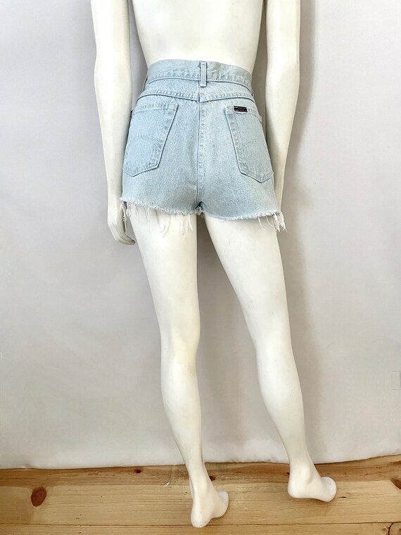 Vintage 80's Chic, High Waisted, Cut Off Shorts (… - image 8