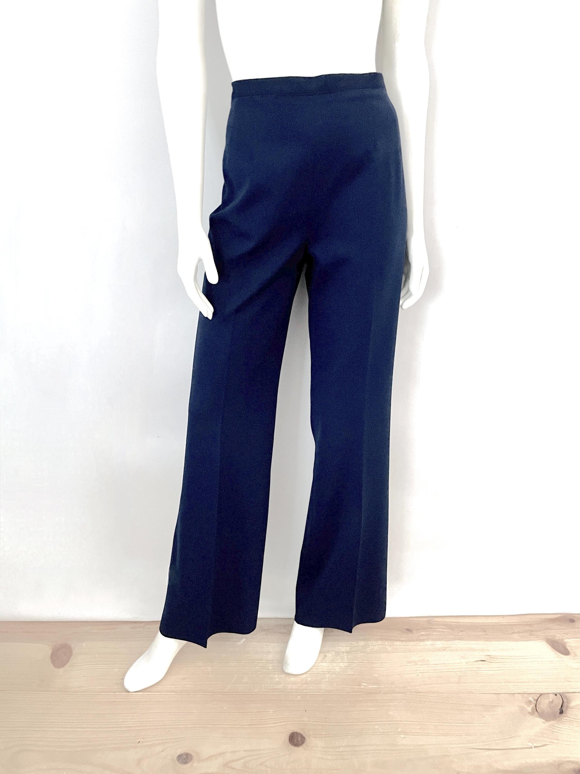 70s Navy Pants - Etsy