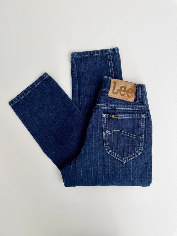 Pinstripe hotsell jeans 80s