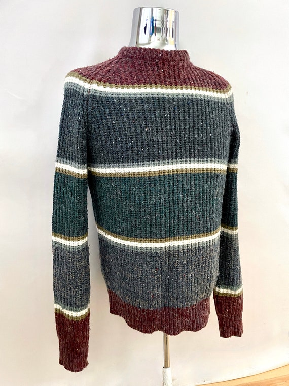 Vintage 80's Saturday's, Colorful, Striped, Wool … - image 2