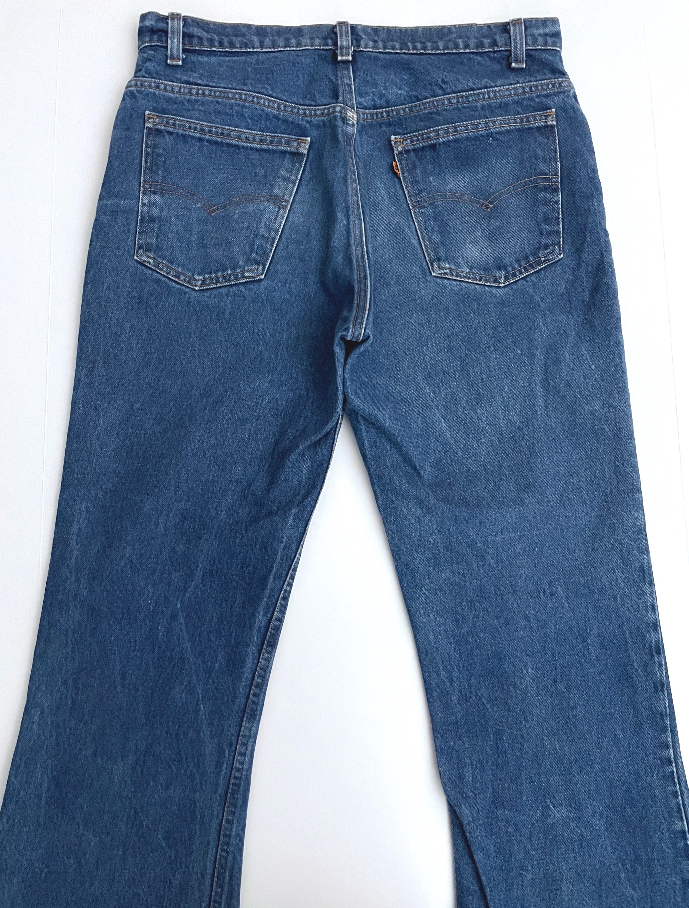 LEVI’S 646 FLARE – SINGLE STITCH / 70S vintage Levis 646 jeans, 32 x 37.5 – 86 Vintage