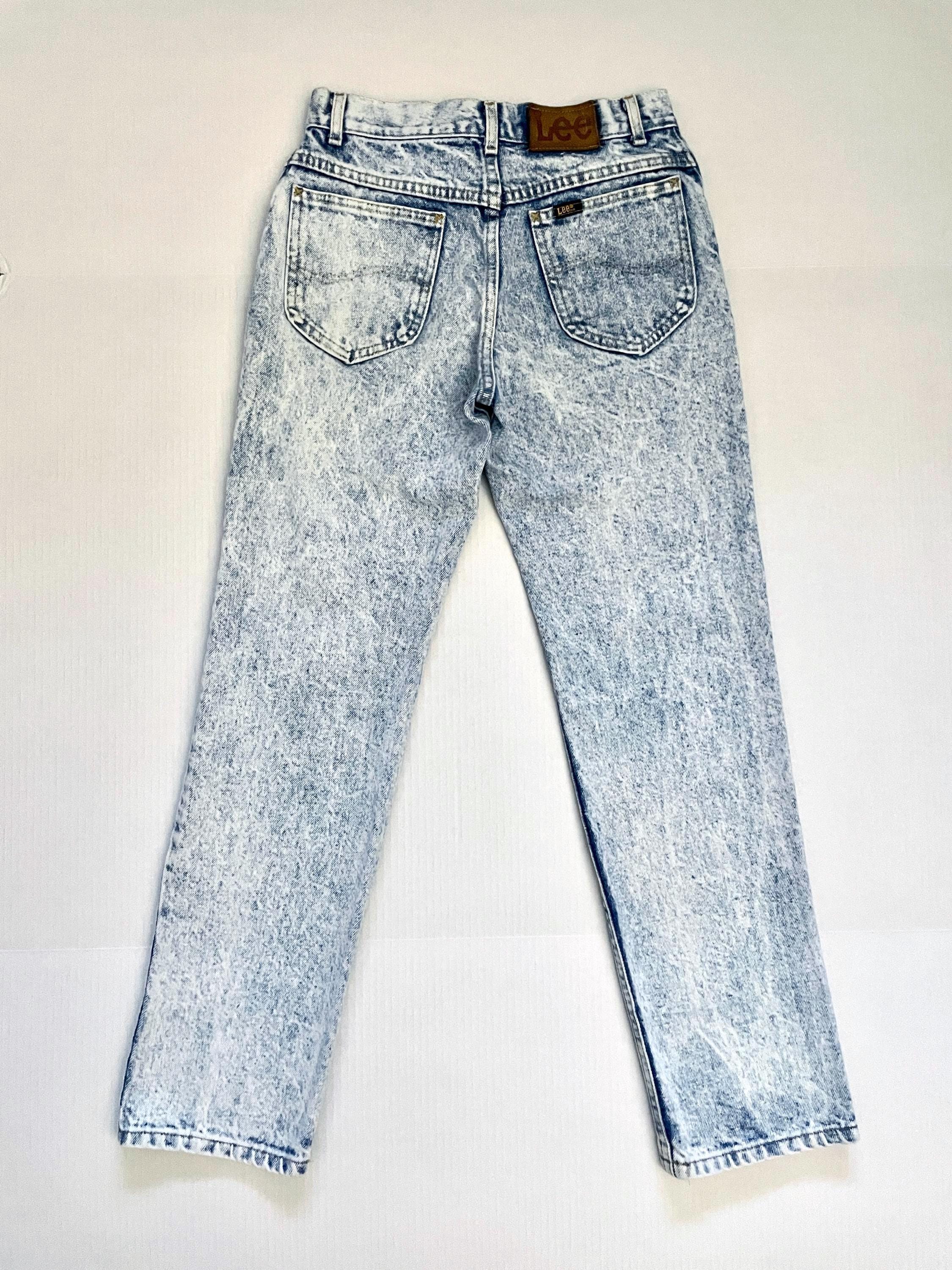 80's Acid Wash, Lee, Riders Jeans USA, Denim (W27) - Etsy Canada