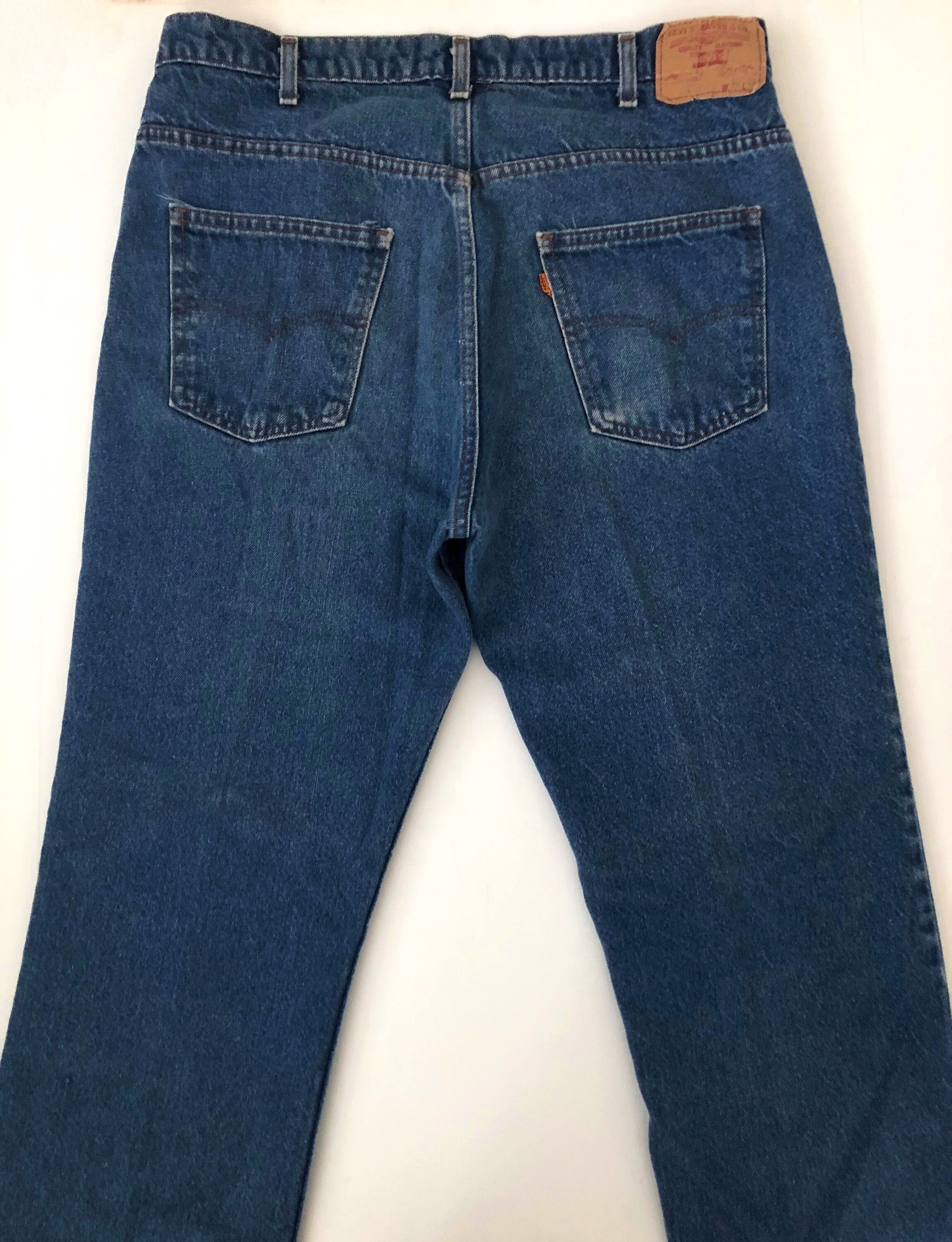 お*ぺ様 70s Vintage Levis Prisoner Motif Pa Dżinsy 1970s 517™ Bootcut Z kolekcji Levi's® Vintage