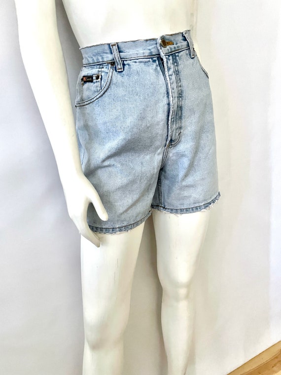 Vintage 90's Route 66, High Waisted, Denim Shorts… - image 2
