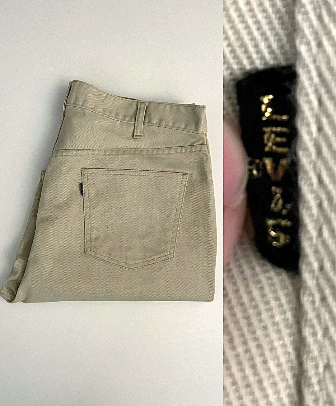 Vintage 70's Levi's Big E, Sta-prest, off White, Relaxed Fit Pants W37 -  Etsy Hong Kong