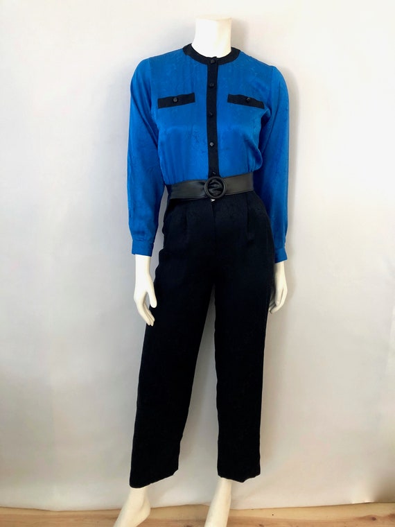 Vintage Women's 80's Liz Claiborne Petite, Blue, B