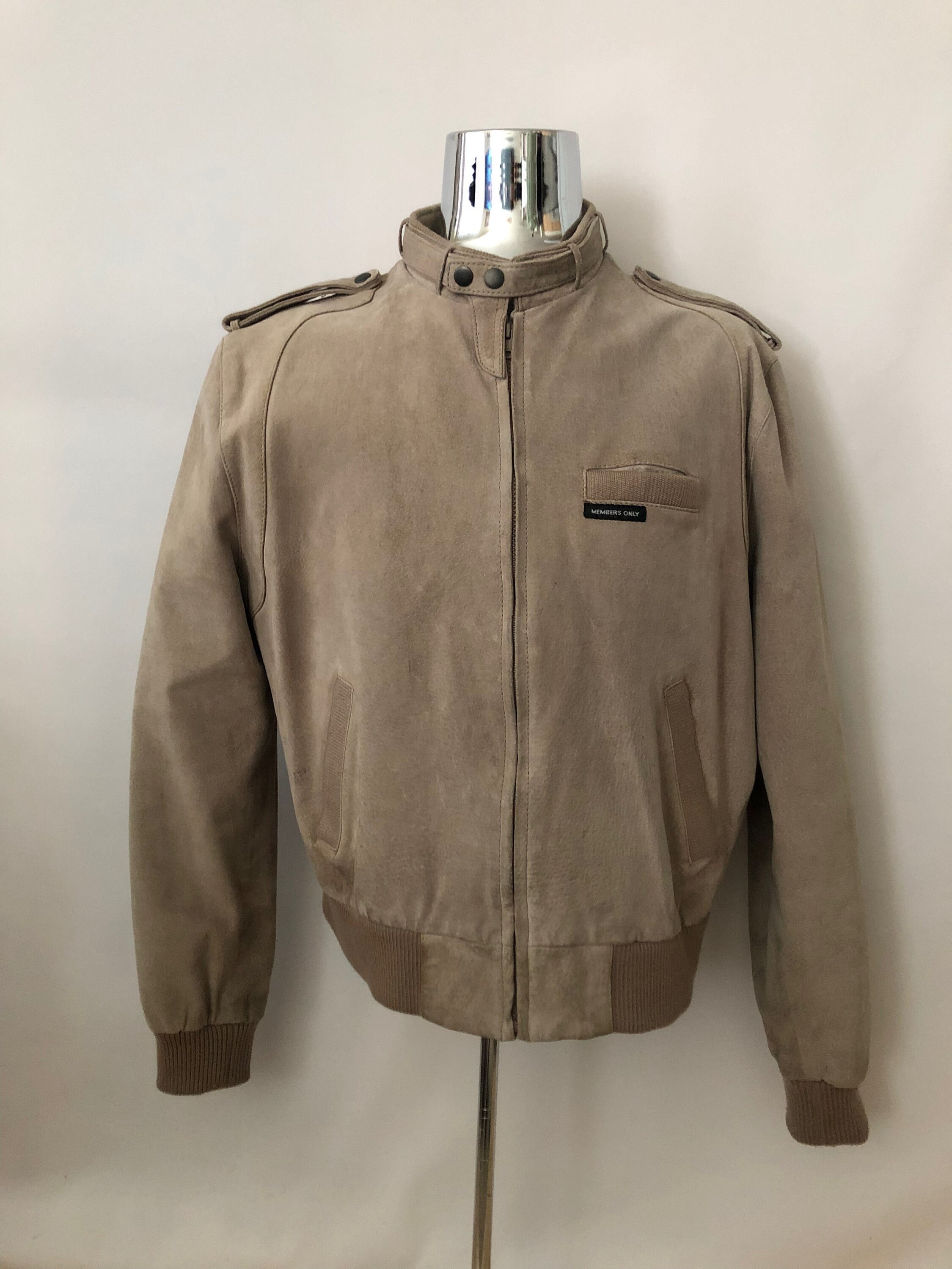 members only tan jacket