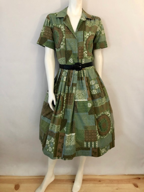 Vintage Women's 50's/60's Coquette, Green, Short S