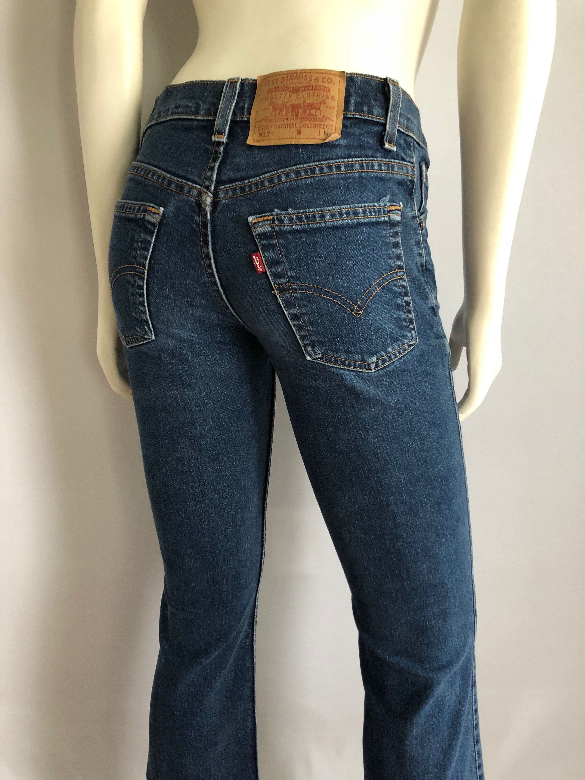 Vintage Anni '90 Levi's 517 Jeans Slim Fit Boot | Etsy Italia