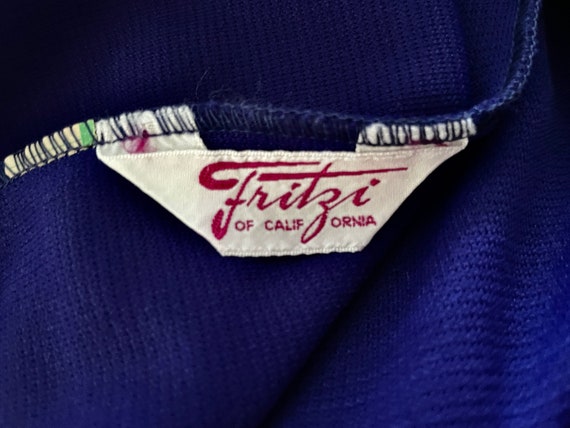Vintage 60's Fritzi of Ca, Purple, Polyester, Ski… - image 5