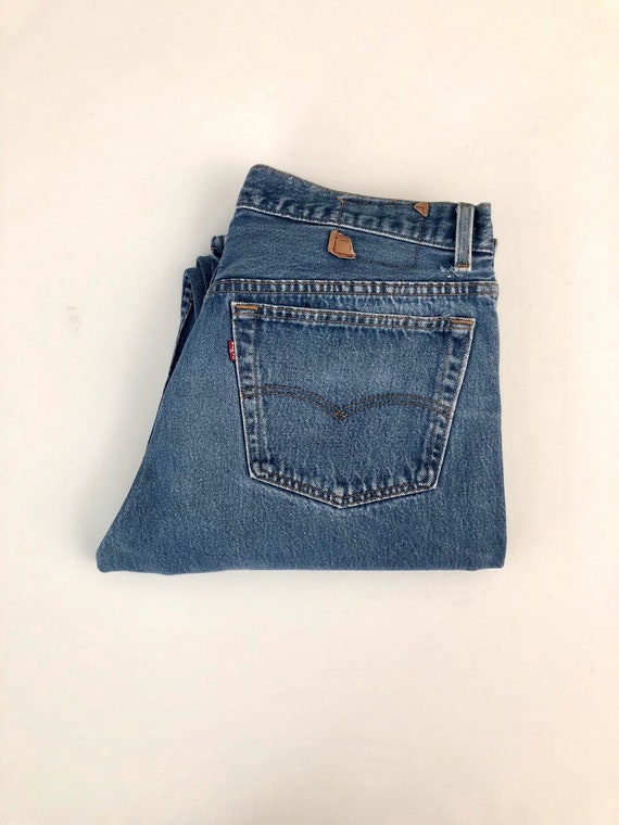 Vintage 90's Levi's 501 Jeans USA, Button Fly, De… - image 2