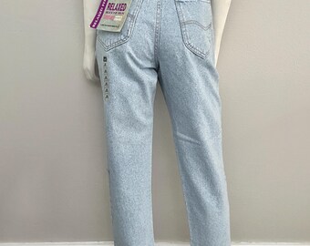 80's Deadstock, Lee Jeans, Denim in leichter Waschung (Größe 8)