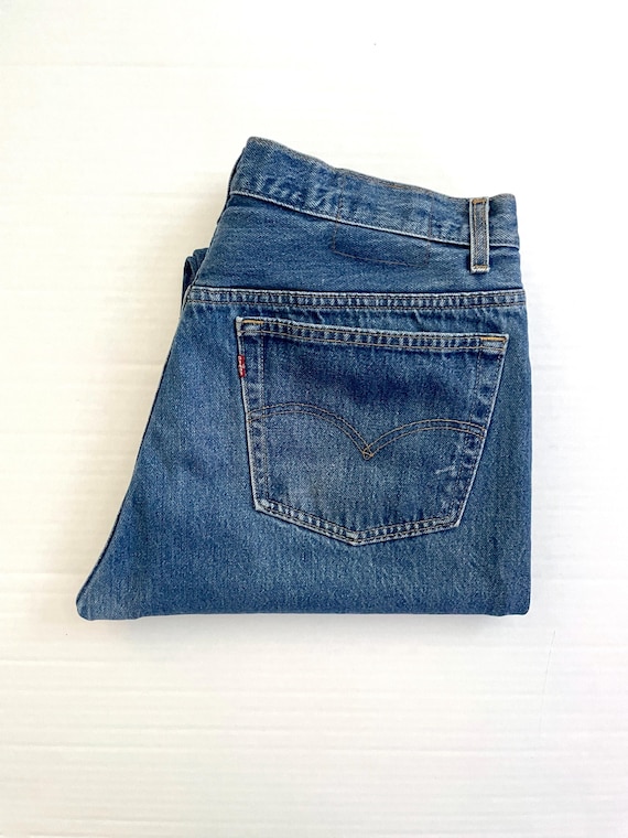 90's Levi's 501 Jeans USA, Button Fly, Denim (W36) - Etsy