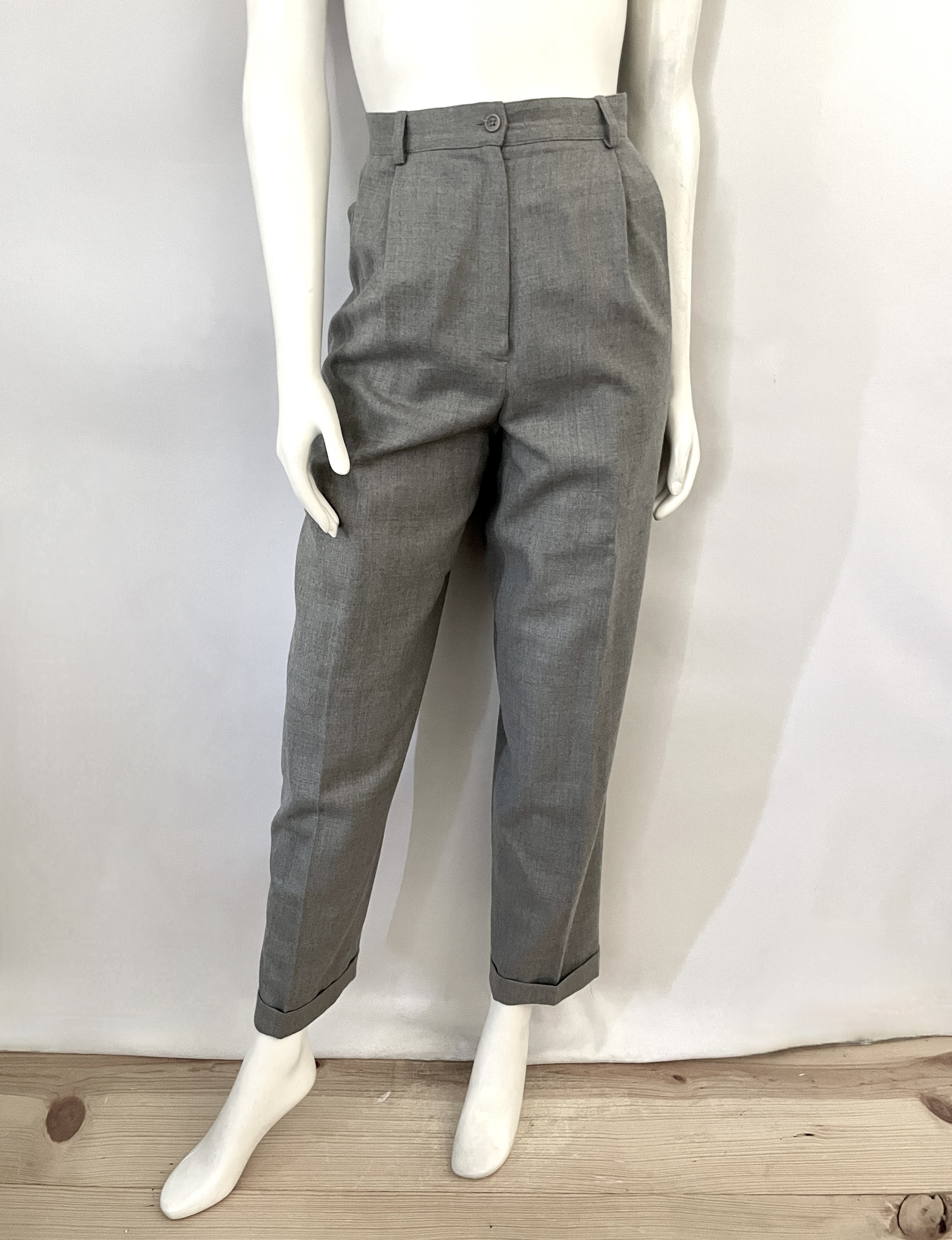 90s Land’s End 2tac wool slacks USA製 90'S LANDS' END 2-pleat wool pants slacks made in USA men's