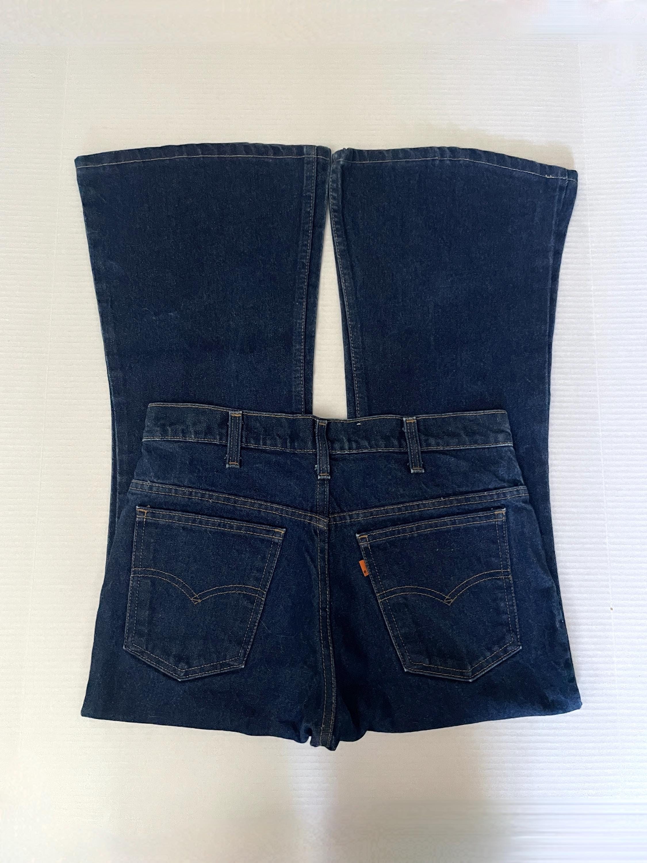 80's Levi's 684 Bell Bottom Jeans, Orange Tab, Denim (W31) - Etsy
